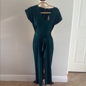 Elegant Teal Jumpsuit express xs